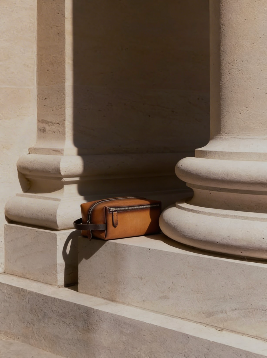 Society Man Patina Pouch Bag